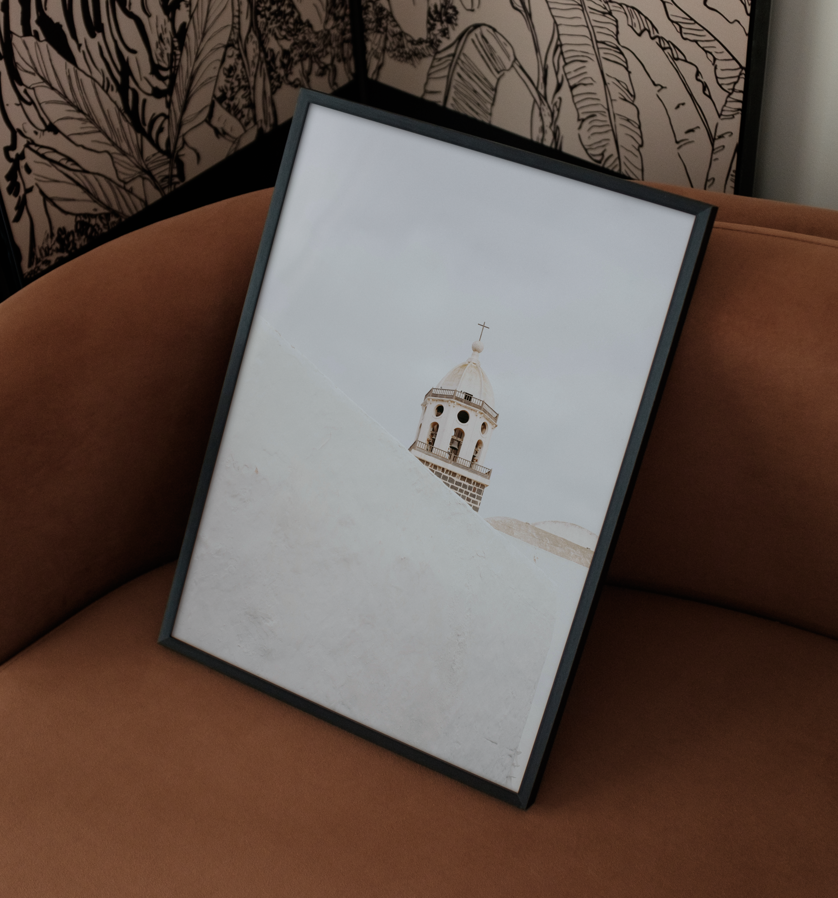 Beiger Kirchturm | Poster